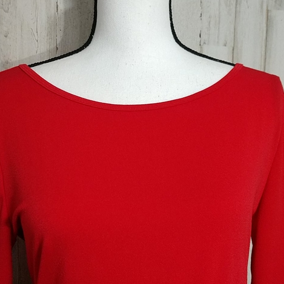 NWT LuLaRoe Red Georgia Tiered Skirt Dress - Picture 2 of 12